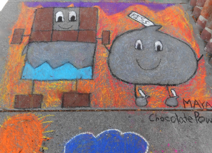 Honorable Mention - “Chocolate Power” by Maya